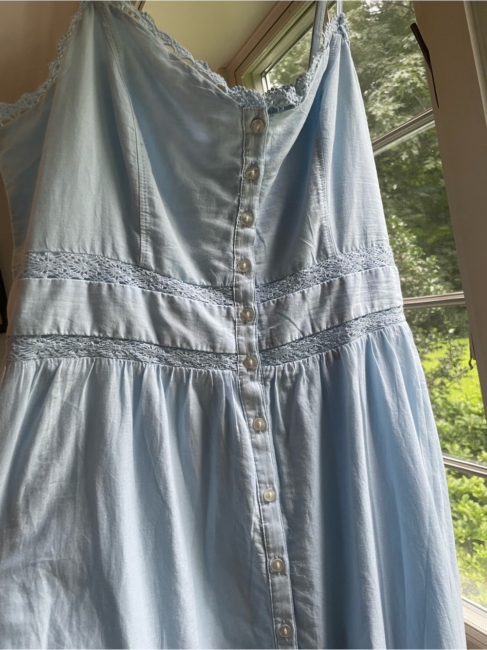 Pretty light blue maxi dress